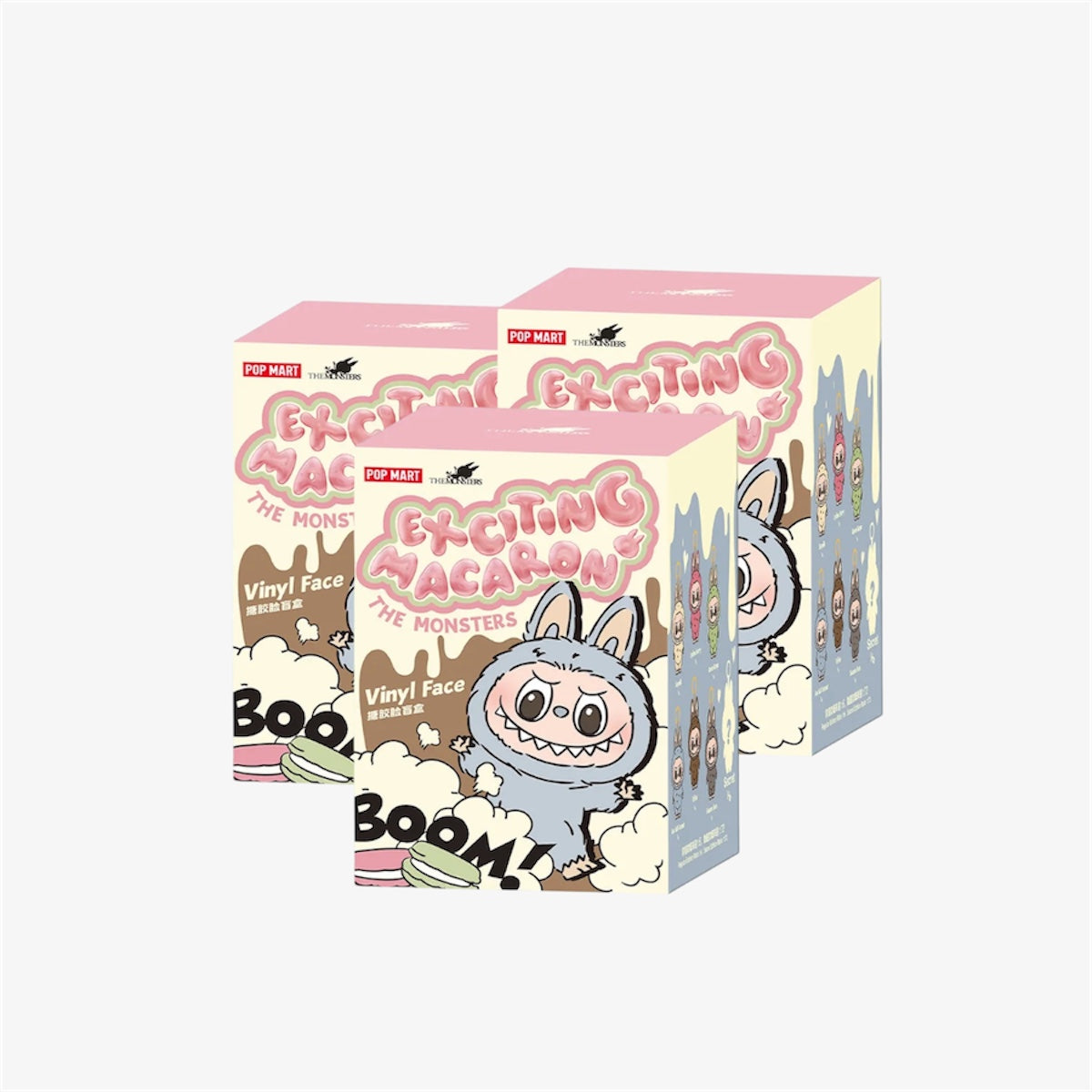 LABUBU THE MONSTERS - Exciting Macaron Blind Box - מארז 3 קופסאות